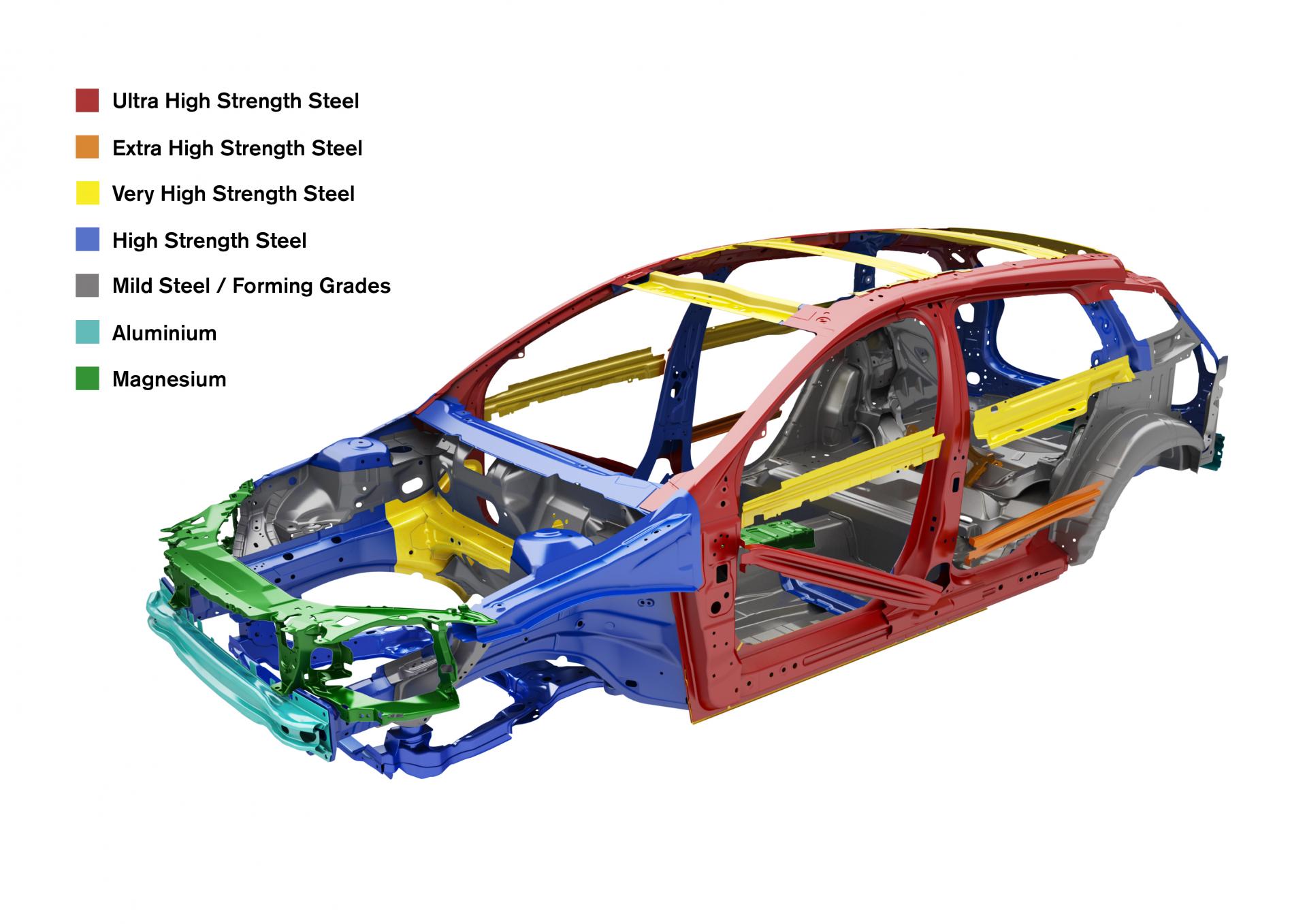 2010 volvo v60 body structure safety cage c6f83